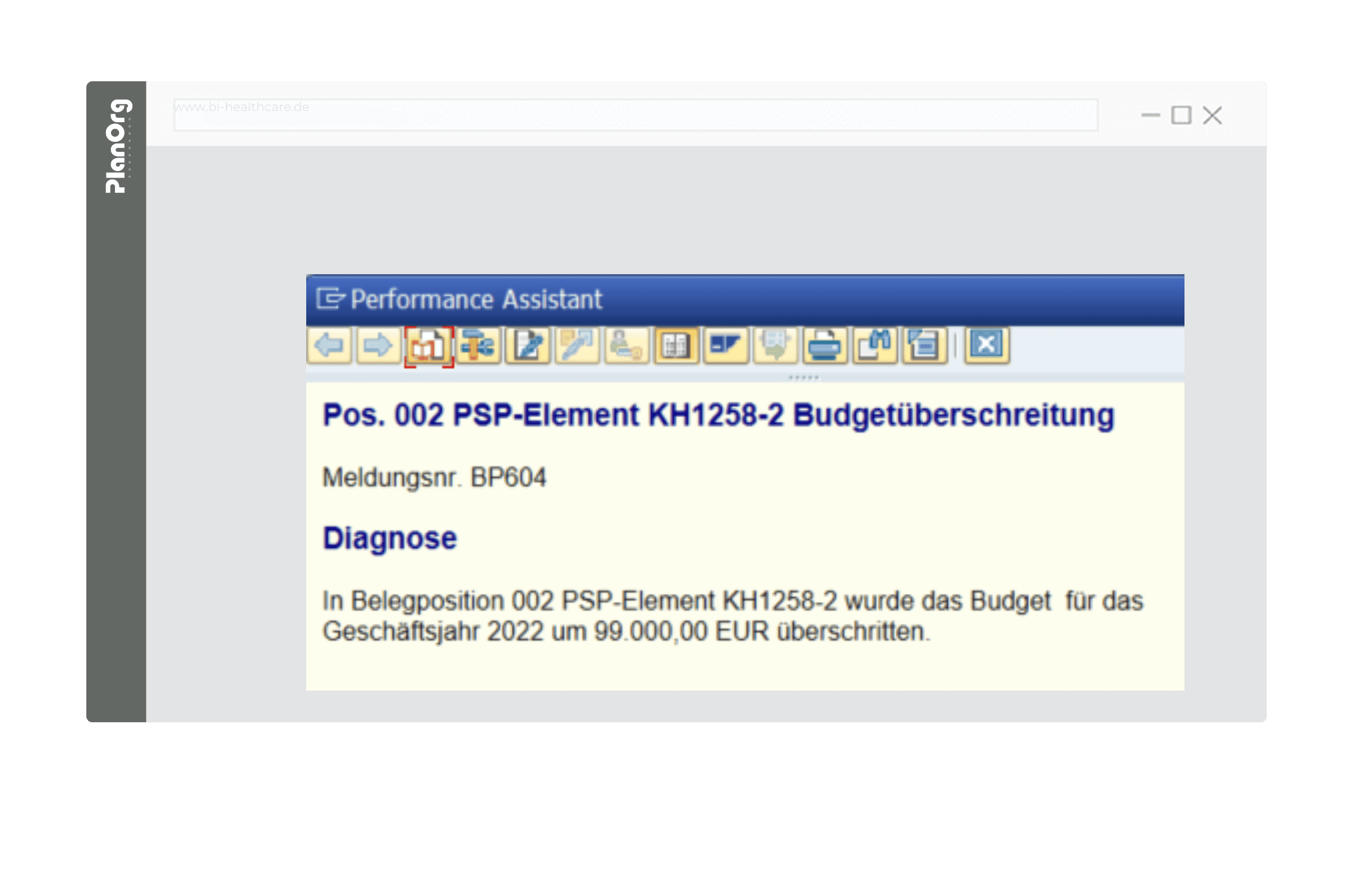 Kosten erfassen Investitionsplanung Krankenhaus BI